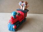 adv9807 knabbel en babbel in trein, Verzamelen, Disney, Ophalen, Gebruikt
