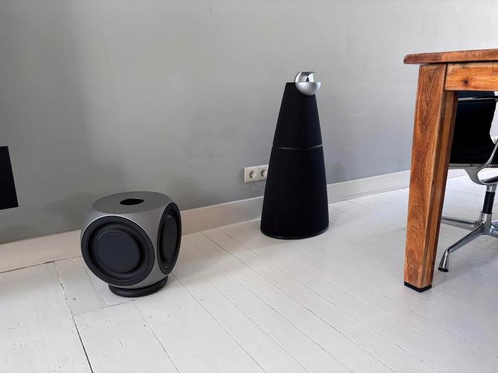 Bang & Olufsen Beolab 9, zwart, Audio, Tv en Foto, Luidsprekers, Zo goed als nieuw, Front, Rear of Stereo speakers, 120 watt of meer