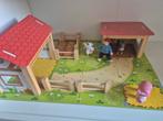 Houten speelgoedboerderij met puzzelvloer, Ophalen, Gebruikt, Jongen of Meisje