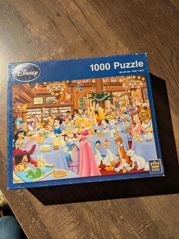 King disney puzzel 1000 stukjes tearoom  beschikbaar voor biedingen