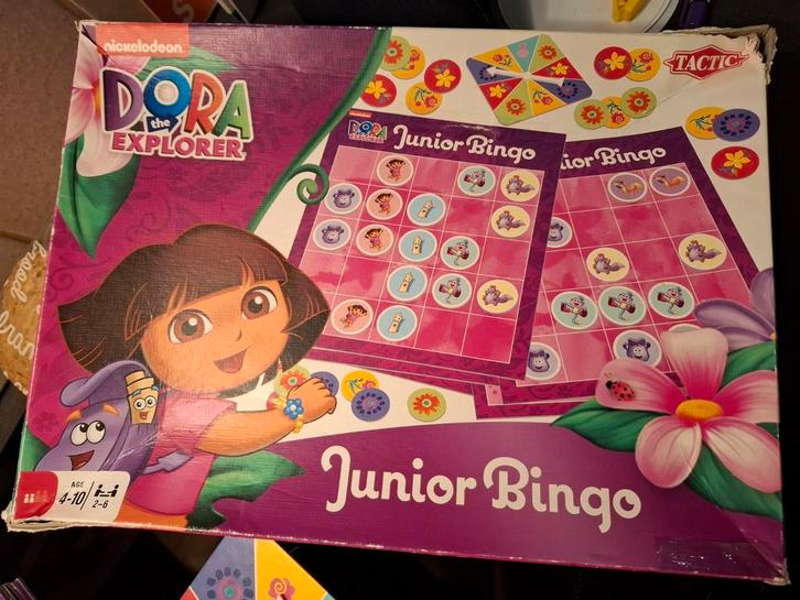 Dora the explorer junior bingo, Hobby en Vrije tijd, Gezelschapsspellen | Overige, Gebruikt, Ophalen