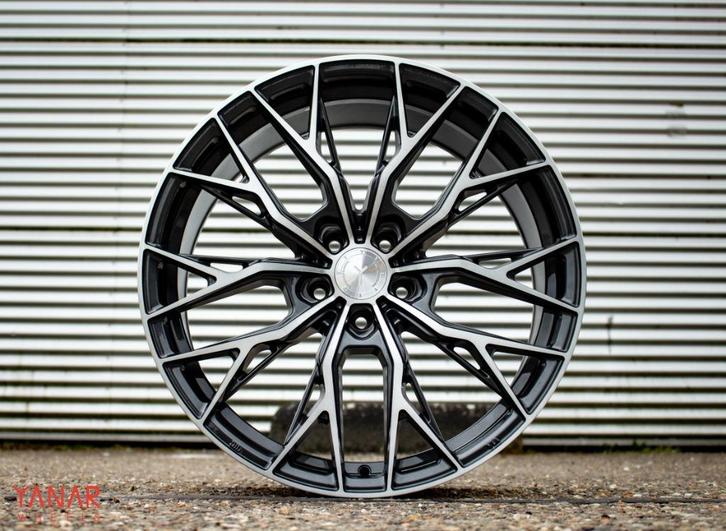 19 INCH YANAR WHEELS DNZ-20 VOOR AUDI | VW | SEAT BMW, Auto-onderdelen, Banden en Velgen, Velg(en), Zomerbanden, 19 inch, 235 mm