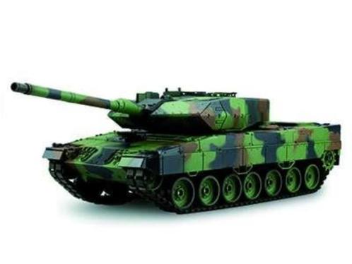 RC tank Heng Long Leopard 2A6 2.4GHZ met rook en geluid, Hobby en Vrije tijd, Modelbouw | Radiografisch | Overige, Nieuw, Ophalen of Verzenden