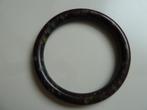 Aparte Japanse echt jade armband, aubergine, diameter 6 cm., Verzenden, Zo goed als nieuw, Overige kleuren, Overige materialen