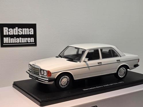 Mercedes-Benz 230E W123 Sedan wit - 1:18 KK-Scale, Hobby en Vrije tijd, Modelauto's | 1:18, Nieuw, Auto, Ophalen of Verzenden