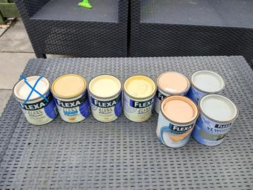 Verschillende Flexa Colors Zijdeglans beschikbaar voor biedingen