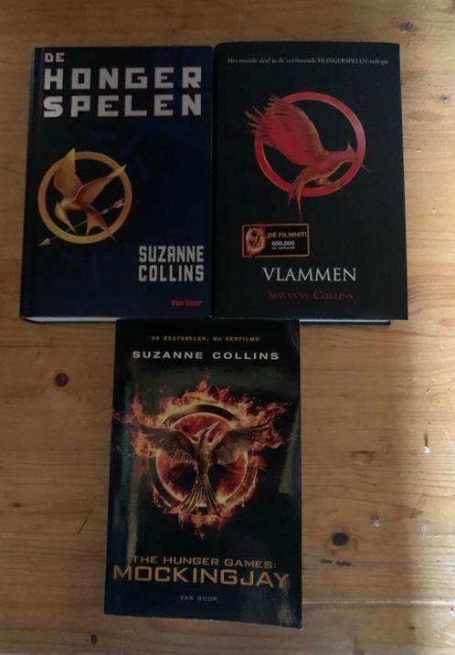 The hungergames boeken deel 1/tm 3, Boeken, Fantasy, Gelezen, Ophalen of Verzenden