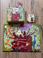 De Dierenboom Puzzel + Boek - Sassi Junior, Ophalen of Verzenden, Minder dan 10 stukjes, Zo goed als nieuw, 2 tot 4 jaar
