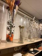 Diverse grote glazen vazen!, Ophalen, Overige kleuren, Minder dan 50 cm, Glas