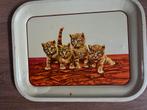 Vintage blikken speelgoed, dienblaadje poppen servies., Ophalen of Verzenden