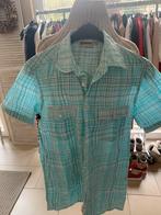 Zgan Turquoise overhemd merk Authentic maat M, Kleding | Heren, Overhemden, Ophalen of Verzenden