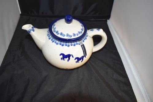Theepot Paarden Bunzlau Castle servies, Huis en Inrichting, Keuken | Servies, Nieuw, Overige typen, Overige stijlen, Overige materialen