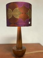 Midcentury vintage teak lamp 1960 Scandinavisch, Ophalen