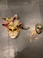 Venice masker italiaanse venetie masker venetiaanse koper, Hobby en Vrije tijd, Feestartikelen, Verzenden, Zo goed als nieuw, Halloween of Griezel