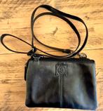 Mooie leren schoudertas van LD Leather Design, nieuw, nooit, Ophalen of Verzenden, Nieuw, Zwart, Schoudertasje