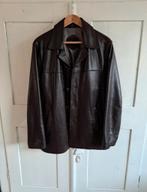 Bruin leren jas Transmission - Maat M, Ophalen of Verzenden, Bruin