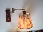 Vintage Retro Zwenkarm wandlamp jaren 60 70, Ophalen of Verzenden, Gebruikt