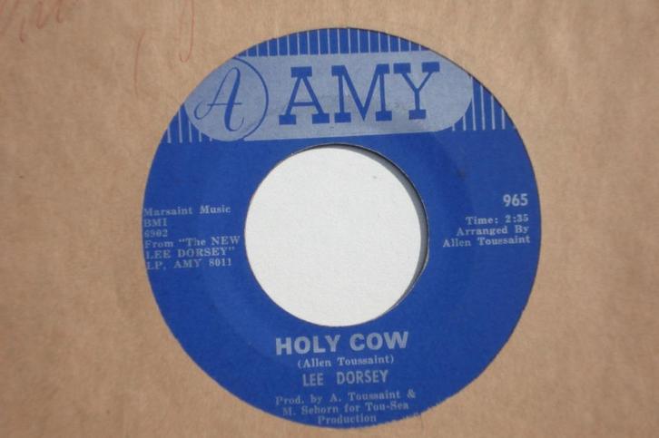 Lee Dorsey   Holy Cow  usa      Orgineel, Cd's en Dvd's, Vinyl Singles, Zo goed als nieuw, Single, Ophalen of Verzenden