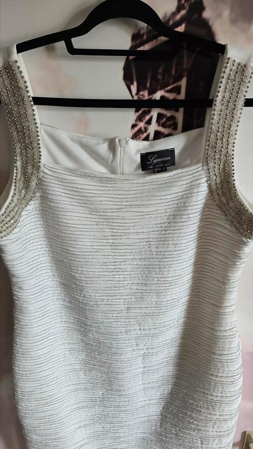 Jurk Frank Lyman mt 44, Kleding | Dames, Jurken, Zo goed als nieuw, Maat 42/44 (L), Wit, Ophalen of Verzenden