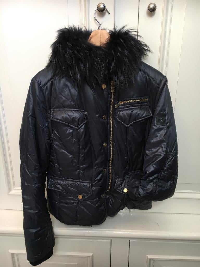 Chique Montecore Winterjas, Montecore, Blauw, Maat 42/44 (L), Nieuw