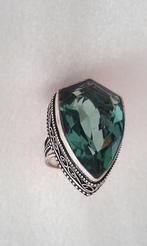 zilveren Ring Aquamarijn, Sieraden, Tassen en Uiterlijk, Ringen, Verzenden, Nieuw, Kleiner dan 17, Dame of Heer