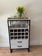 Wijnkast - 15 flessen, lades & glasrekjes, Ophalen of Verzenden, Gebruikt
