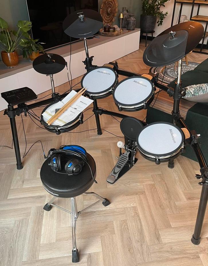 Electronisch Drumstel Millenium MPS 750. Zeer compleet!, Muziek en Instrumenten, Drumstellen en Slagwerk, Zo goed als nieuw, Overige merken