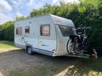 Dethleffs New Line 435DB met mover, Caravans en Kamperen, Caravans, Standaardzit, 750 - 1000 kg, Particulier, Vast bed
