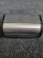 Brabantia Broodtrommel - Roltop - Zwart Metaal, Ophalen of Verzenden, Gebruikt