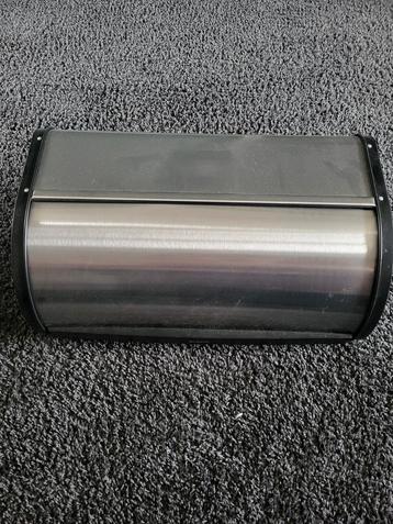 Brabantia Broodtrommel - Roltop - Zwart Metaal beschikbaar voor biedingen