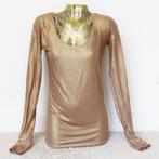 Mooi Gouden Patrizia Pepe Truitje - 102 (Maat 3/40) € 40,-, Kleding | Dames, Maat 38/40 (M), Overige kleuren, Nieuw, Ophalen of Verzenden