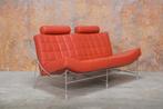 ZGANieuw! rode leren Leolux Volare design bank, Leolux, Leolux, Design, 150 tot 200 cm