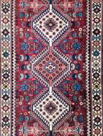 Handmade Yalameh tapijt diamond Iran wol 81x193cm, Wit, ., Kayseri vlakken Turkije zijde, 200 cm of meer