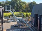 Stalen trapmet tussenbordes gegalv  hoog 4,9mtr nob126, Ophalen of Verzenden, 2 tot 4 meter