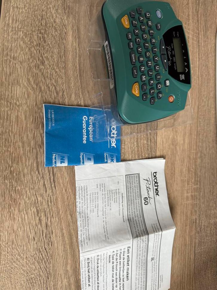 Brother P-Touch 60 Labelprinter, Computers en Software, Labelprinters, Gebruikt, Qwerty, Etiket, Ophalen of Verzenden