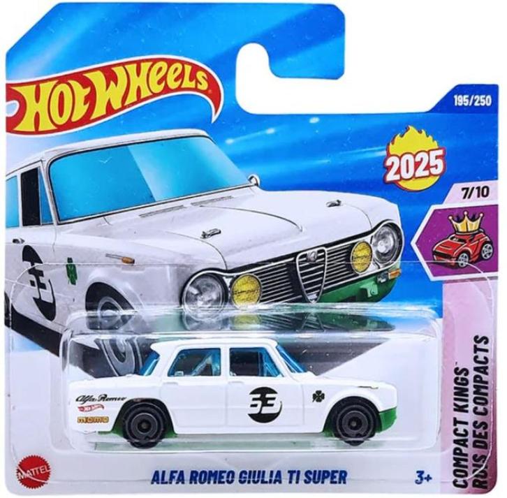 2025 Hot Wheels Alfa Romeo Giulia TI Super (haakje gebogen), Kinderen en Baby's, Speelgoed | Speelgoedvoertuigen, Nieuw, Ophalen of Verzenden