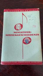 Miniatuur-muziekgeschiedenis - G. André de la Porte, Ophalen of Verzenden, Artiest