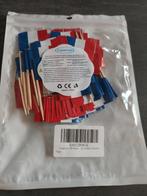 Saté prikkers Franse vlaggetjes (100 stuks), Ophalen of Verzenden, Nieuw