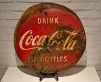 Origineel, Amerikaans, Coca-Cola reclamebord / fifties, Ophalen of Verzenden, Gebruikt, Reclamebord