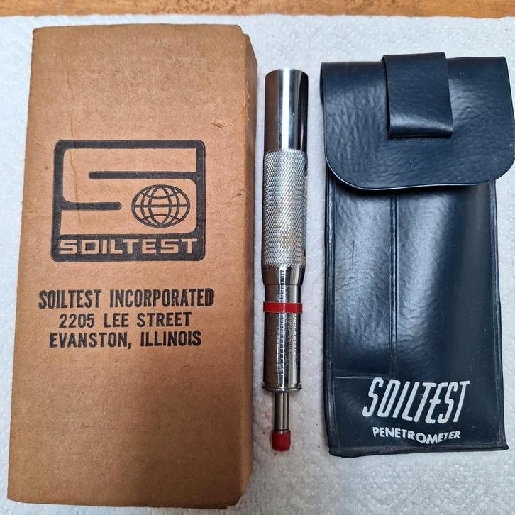 Grondtester Set - Soiltest Torvane & Penetrometer, Antiek en Kunst, Antiek | Gereedschap en Instrumenten, Ophalen of Verzenden