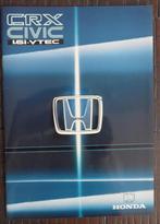 Autofolder : Honda – CRX Civic 1990, Boeken, Auto's | Folders en Tijdschriften, Verzenden, Nieuw, Honda