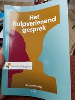 Jan Verhulst - Het hulpverlenend gesprek, Ophalen of Verzenden, Zo goed als nieuw, Jan Verhulst
