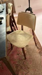 6 vintage eetkamer stoelen, Ophalen, Zo goed als nieuw