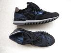 TAMARIS schoenen sneakers zwart blauw leer maat 37, Tamaris, Blauw, Ophalen of Verzenden, Sneakers of Gympen