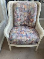Vintage fauteuil in webbing, Ophalen, Gebruikt, Riet of Rotan, Minder dan 75 cm