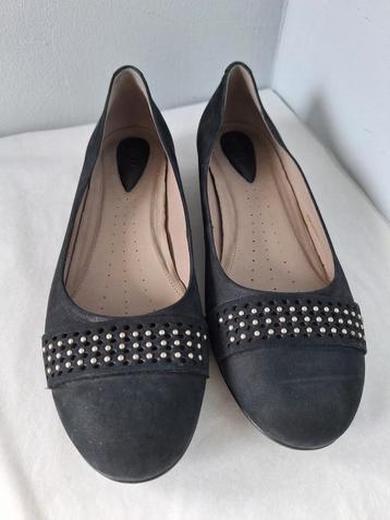 Ecco ballerina's zwart nubuck maat 41 beschikbaar voor biedingen