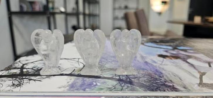 Bergkristal engeltjes, Verzamelen, Mineralen en Fossielen, Ophalen of Verzenden