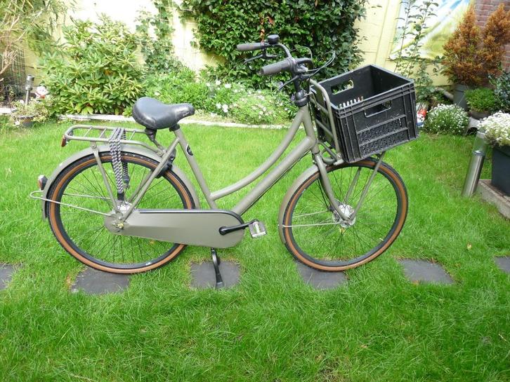 CORTINA U4 ,28INCH,FRAME56CM,7V,ROLLERBRAKES,MILITARY GREEN, Fietsen en Brommers, Fietsen | Dames | Damesfietsen, Zo goed als nieuw