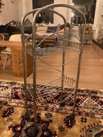 Vintage Stalen Rekje - 32x20x80 cm beschikbaar voor biedingen