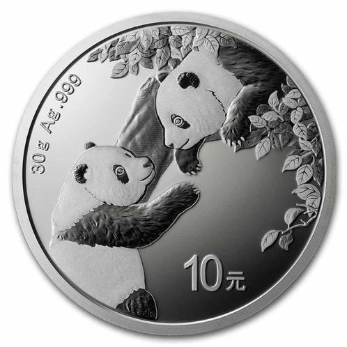 China, Panda 2023 - puur zilver, Postzegels en Munten, Munten | Azië, Losse munt, Oost-Azië, Zilver, Ophalen of Verzenden